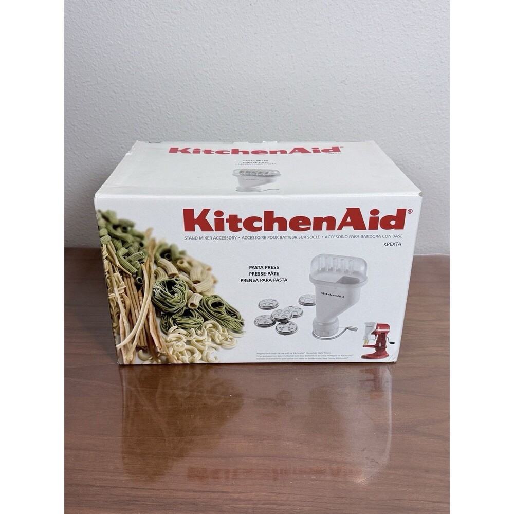 KitchenAid Gourmet Pasta Press Stand Mixer Attachment KPEXTA Complete Open Box